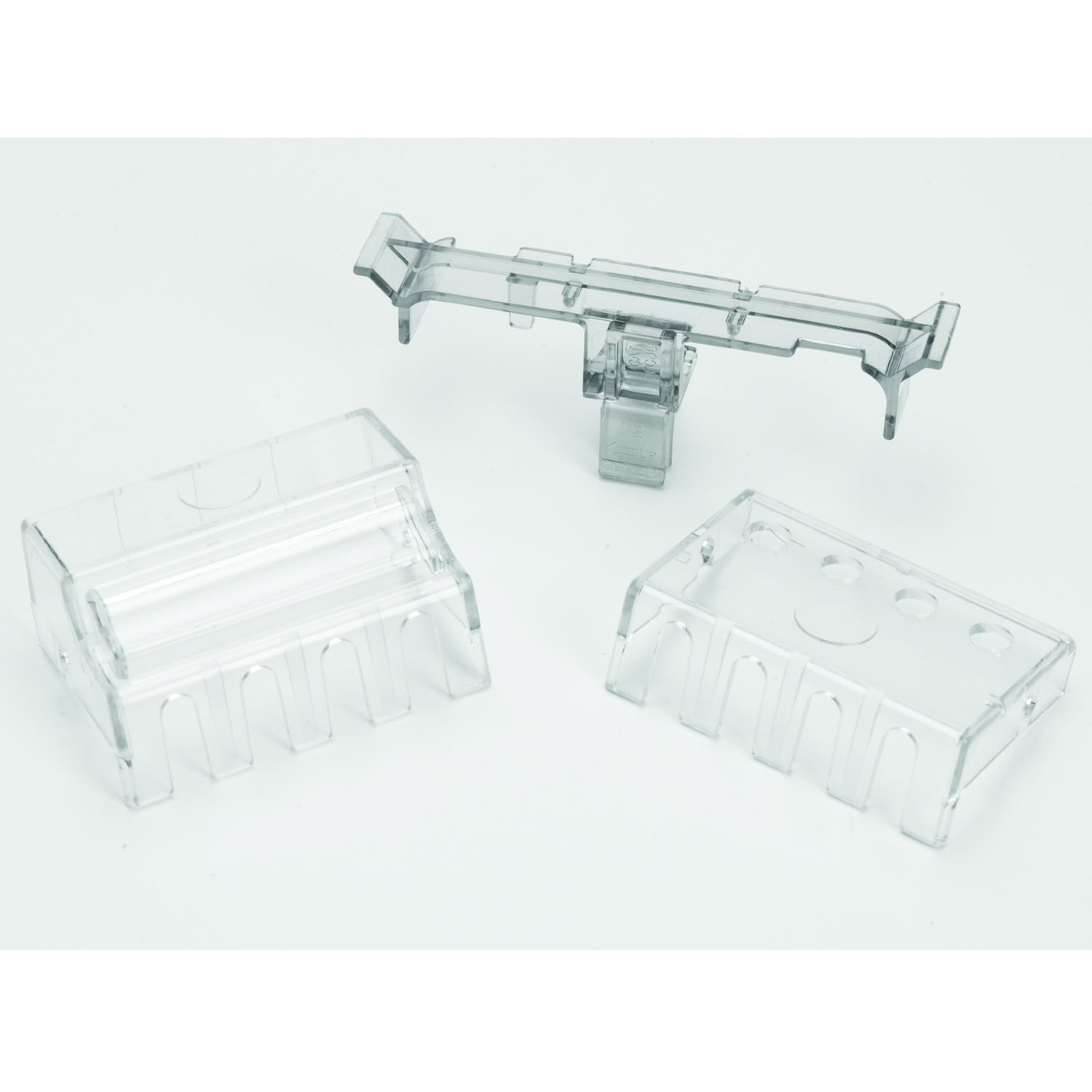 FG1 Imperator Non-Fusible Finger Guard Kit, 1.4 in H x 2.25 in W x 1.95 in D, For Use With AJ, AR, MQMJ, MEMX, QR, SP, PG, PP 50 VA Encapsulated and Commercial Potted Industrial Control Transformer, Plastic, Clear