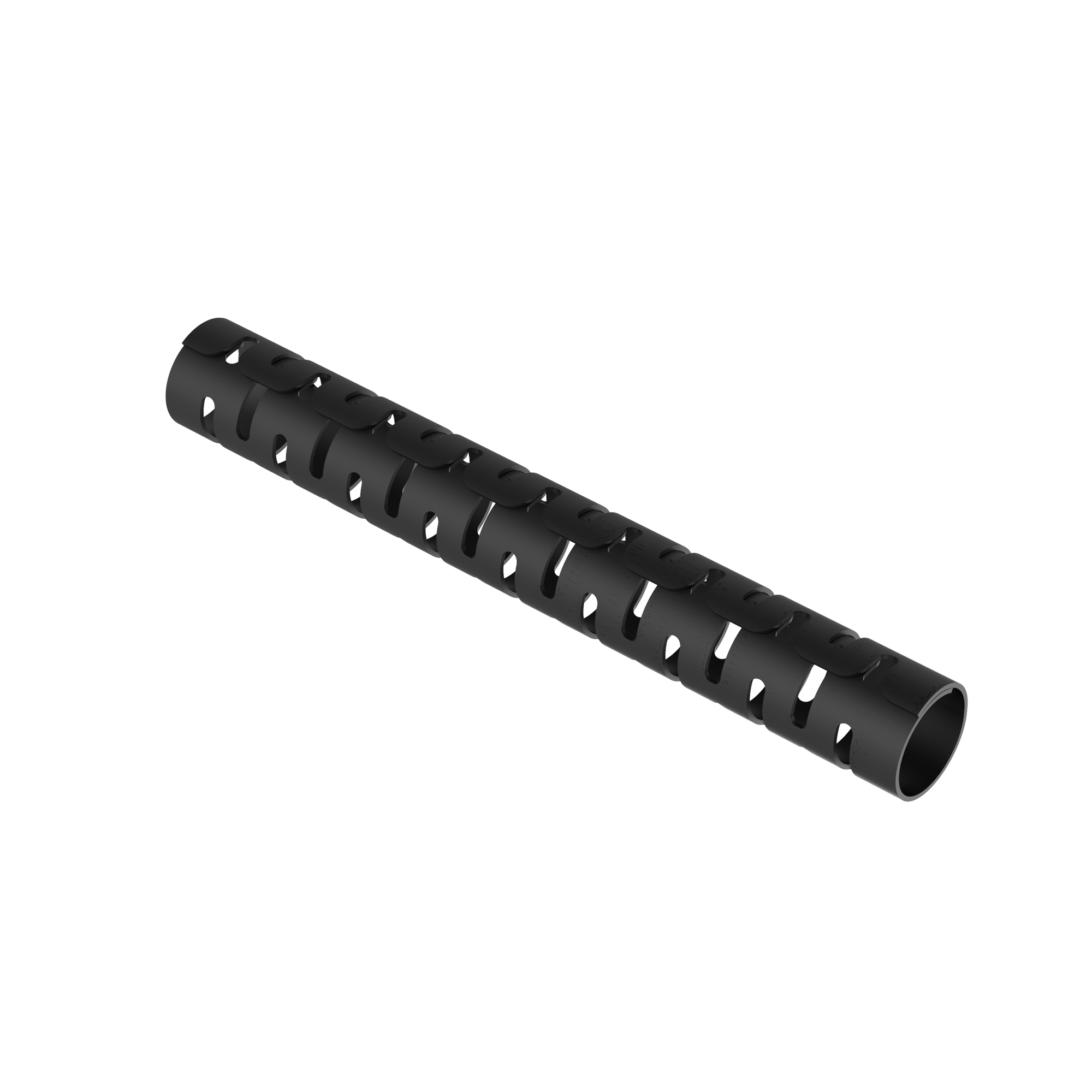 PW50FR-T20Y Pan-Wrap Flame-Retardant Split Harness Wrap, 1/2 in ID Dia x 200 ft L, Polyethylene, Black