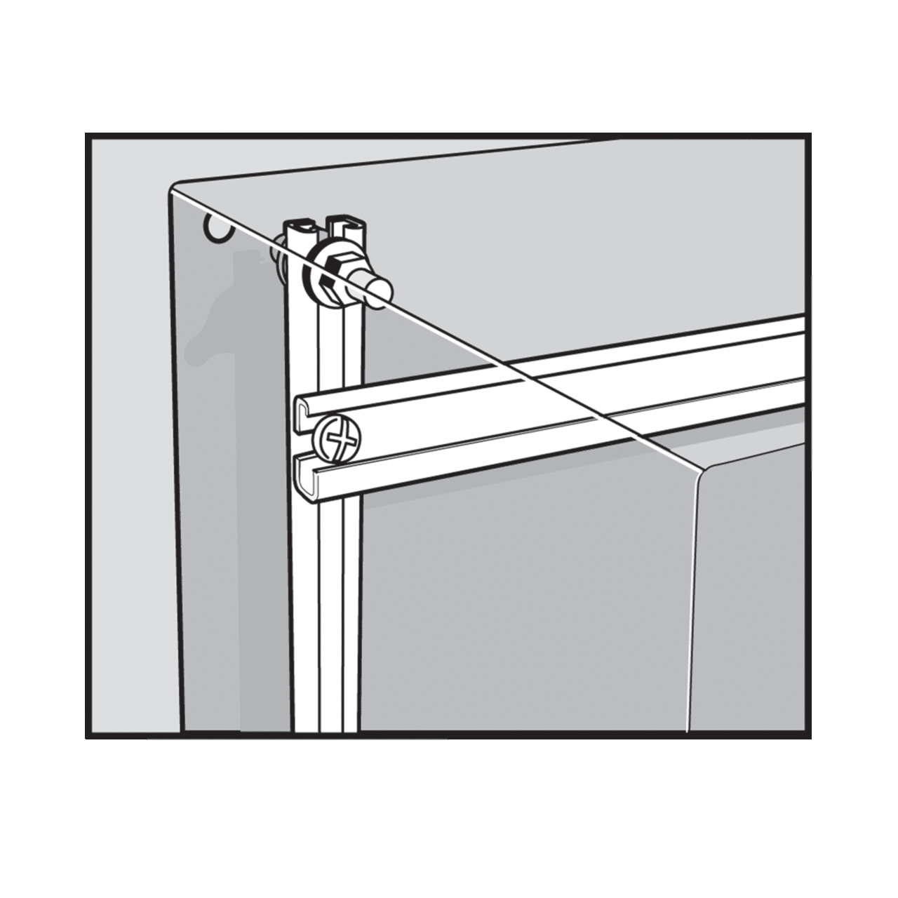 CMC16 CWY Mounting Channel, Steel