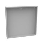 36x6x36 Screw Cover Type 1 UL Listed Steel No Knockouts ANSI 61 Gray Cover with Teardrop Slots Mounting Holes in Back
