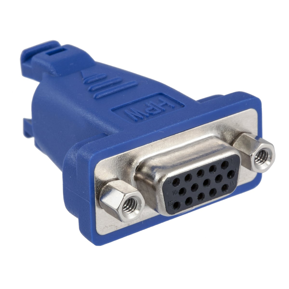 15S6P1 180 deg Straight Plug-N-Play Standard VGA Audio/Video Connector, 15-Pin Female to 8-Pin Female D-Sub Connector