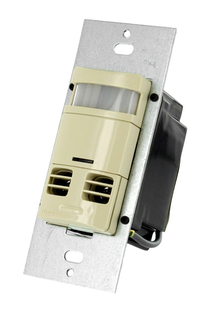 OSSMT-M3I 1-Pole Self Adjusting Occupancy Sensor, 120/230/277/347 V AC, Multi-Technology/PIR/Ultrasonic Sensor, 2400 sq-ft Coverage, 180 deg