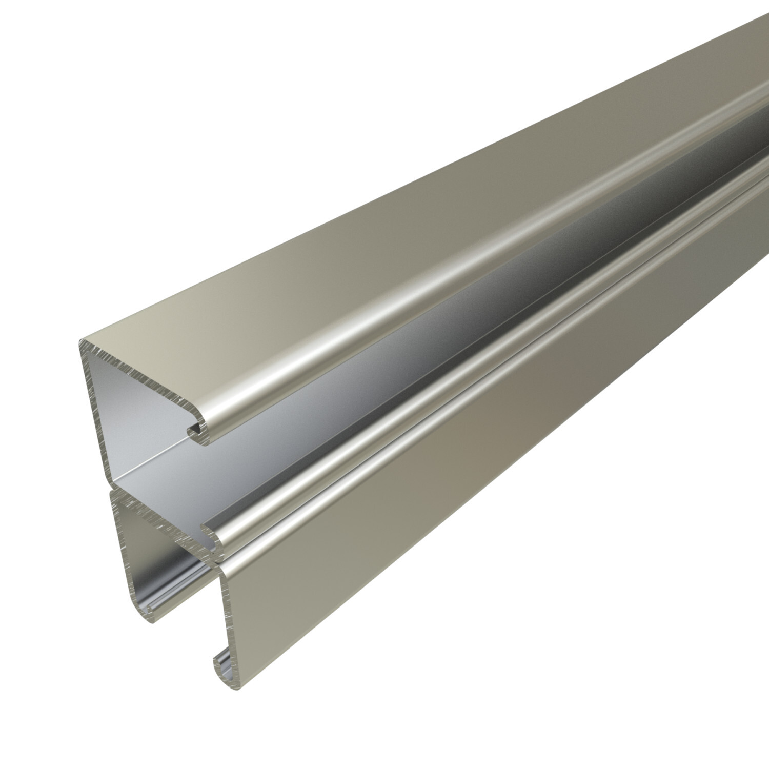 P1001C-20SS P1000 Double Combination Channel, 20 ft L 1-5/8 in W 3-1/4 in D 12 ga THK, Low Carbon Steel, Domestic