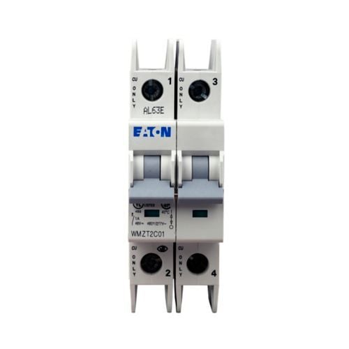 WMZT2C08 Current Limiting Miniature Circuit Breaker, 277/480 V AC, 8 A, 10 kA Interrupt, 2 Poles, Thermal Magnetic Trip