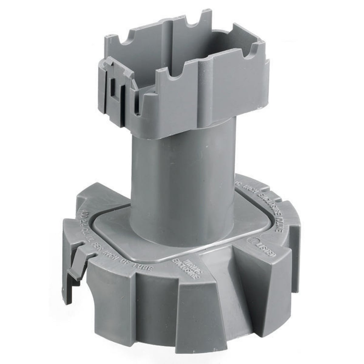 PFBT1A Standard Low Voltage Divider, 4.7 in L x 4.7 in W, Thermoplastic, For Use With PFB1 Round Floor Boxes