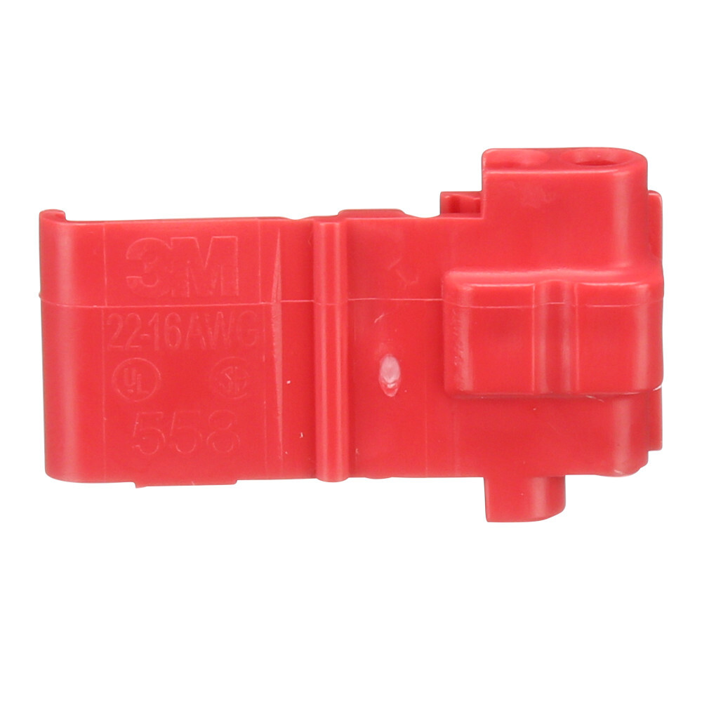 7100166926 Flame-Retardant Run/Tap Displacement Connector, 22 to 16 AWG (Tap) Wire Solid/Stranded/Tinned/Untinned Copper Wire, Fully Insulated Insulation, Polypropylene