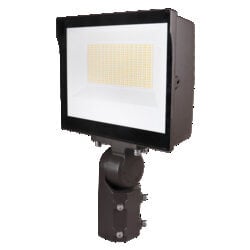 FLOODLT1D/205UNVD8SC2/WF/BZ/61332 FLOODLT 1D Floodlight, LED Lamp, 205 W Fixture, 120 to 277 V, Bronze Housing