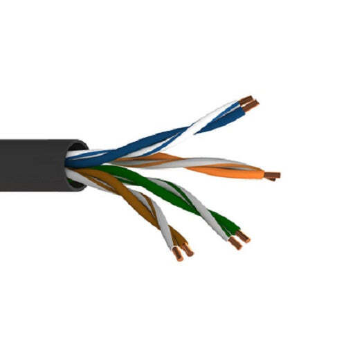 22 AWG 4 Pair Category5E Polyolefin Insulation Data Twisted Cable