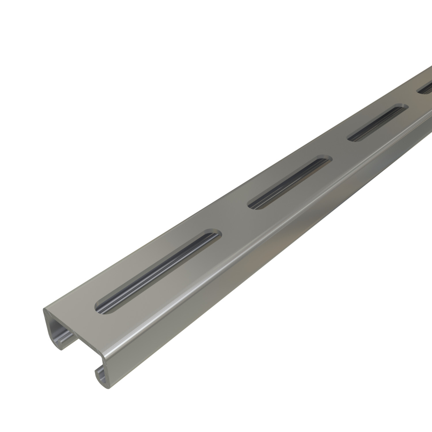 P3300SL-10PG P3300 Channel, 10 ft L 1-5/8 in W 7/8 in D 12 ga THK, Low Carbon Steel, Pre-Galvanized Zinc, Domestic