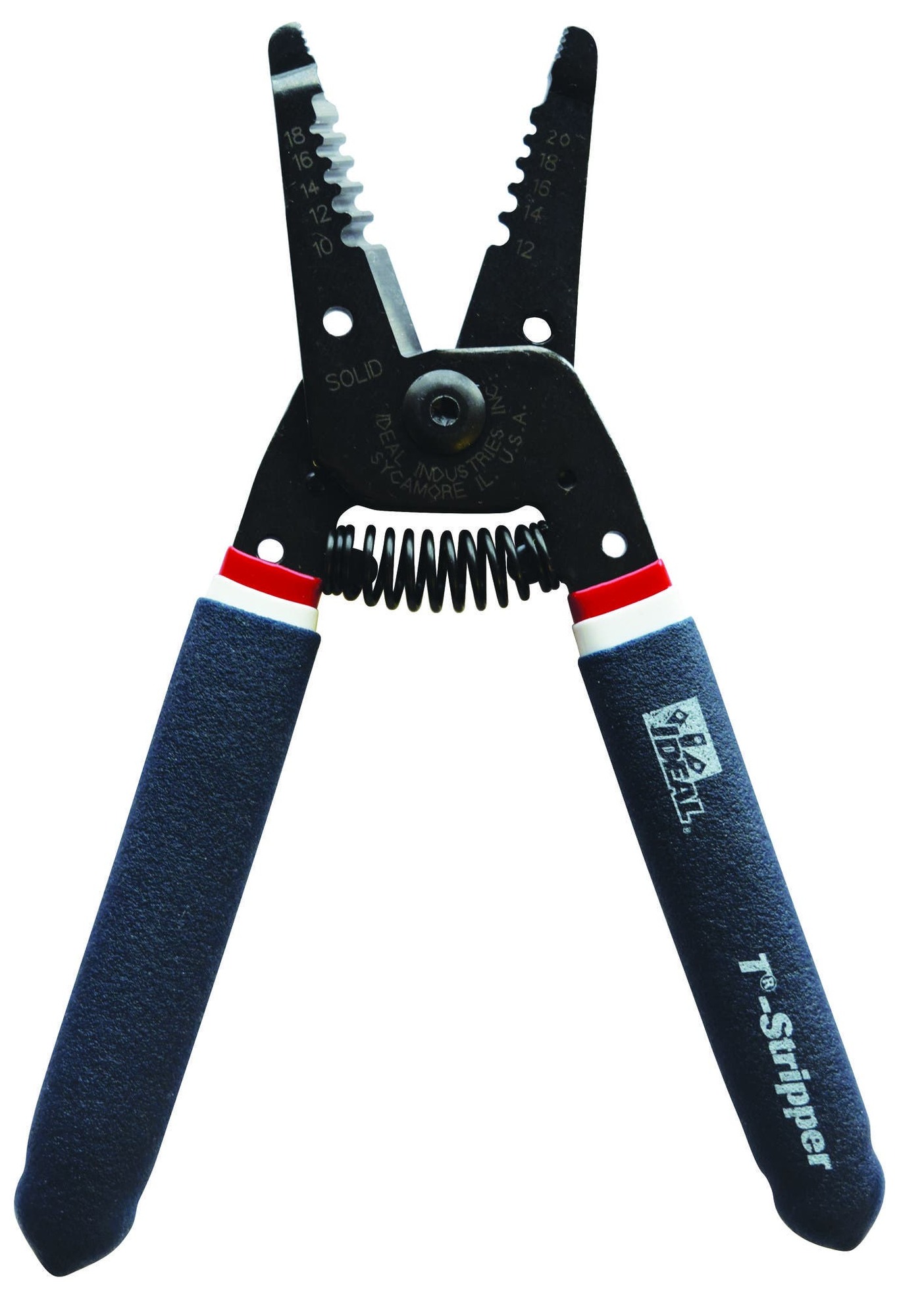 45-119 Standard Wire Stripper, 18 to 10 AWG, 20 to 12 AWG Solid/Stranded Cable, Steel Body