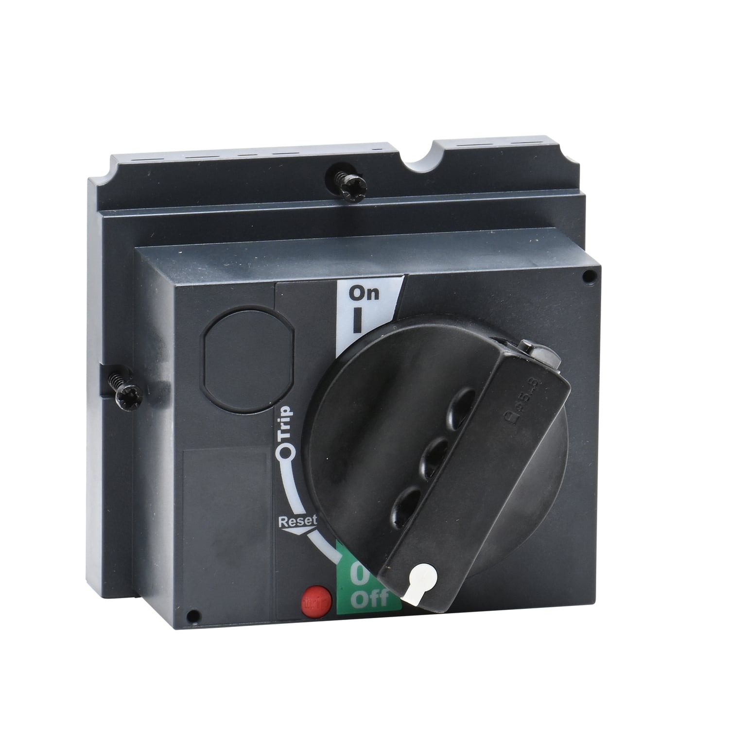 S29337 Door Mounted Standard Rotary Handle, Black
