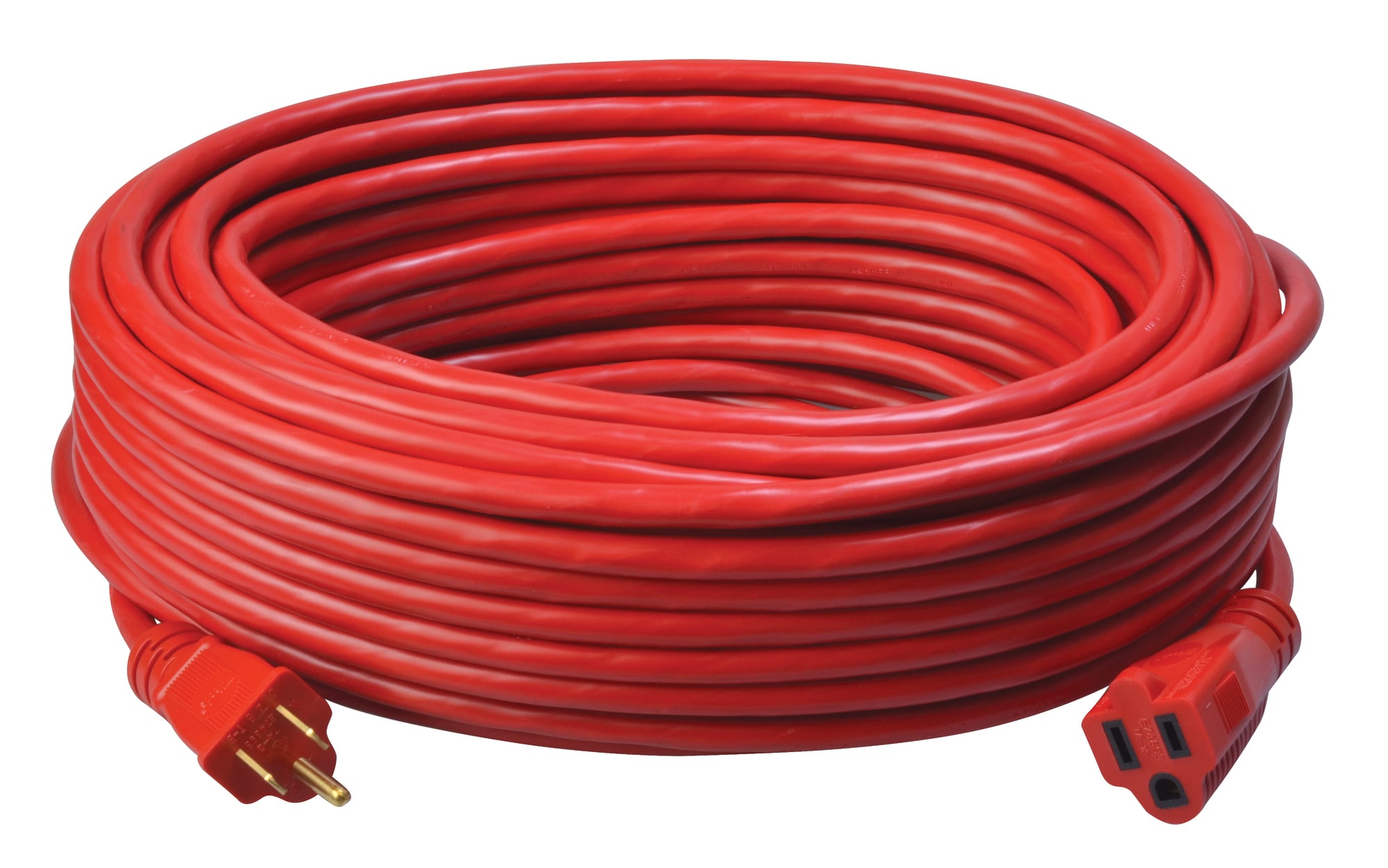 2409SW8804 Type SJTW Extension Cord, 13 A at 125 V AC, 100 ft L Cord, 3 Conductors