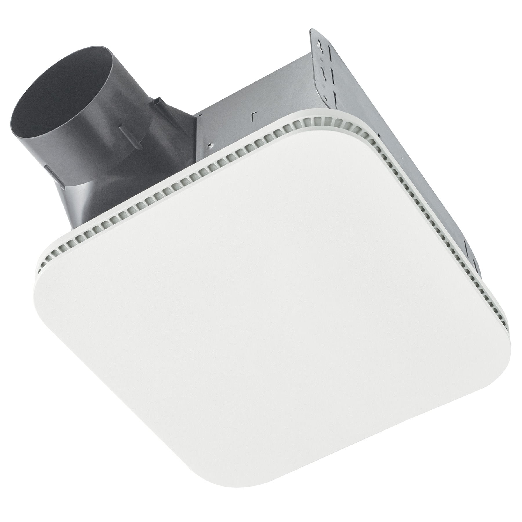 AE80K Flex Series Bathroom Exhaust Fan With CleanCover Grille, 80 cfm, 4 in Dia Duct, 24.52 W, 120 V, 0.3 A, 0.7 sones