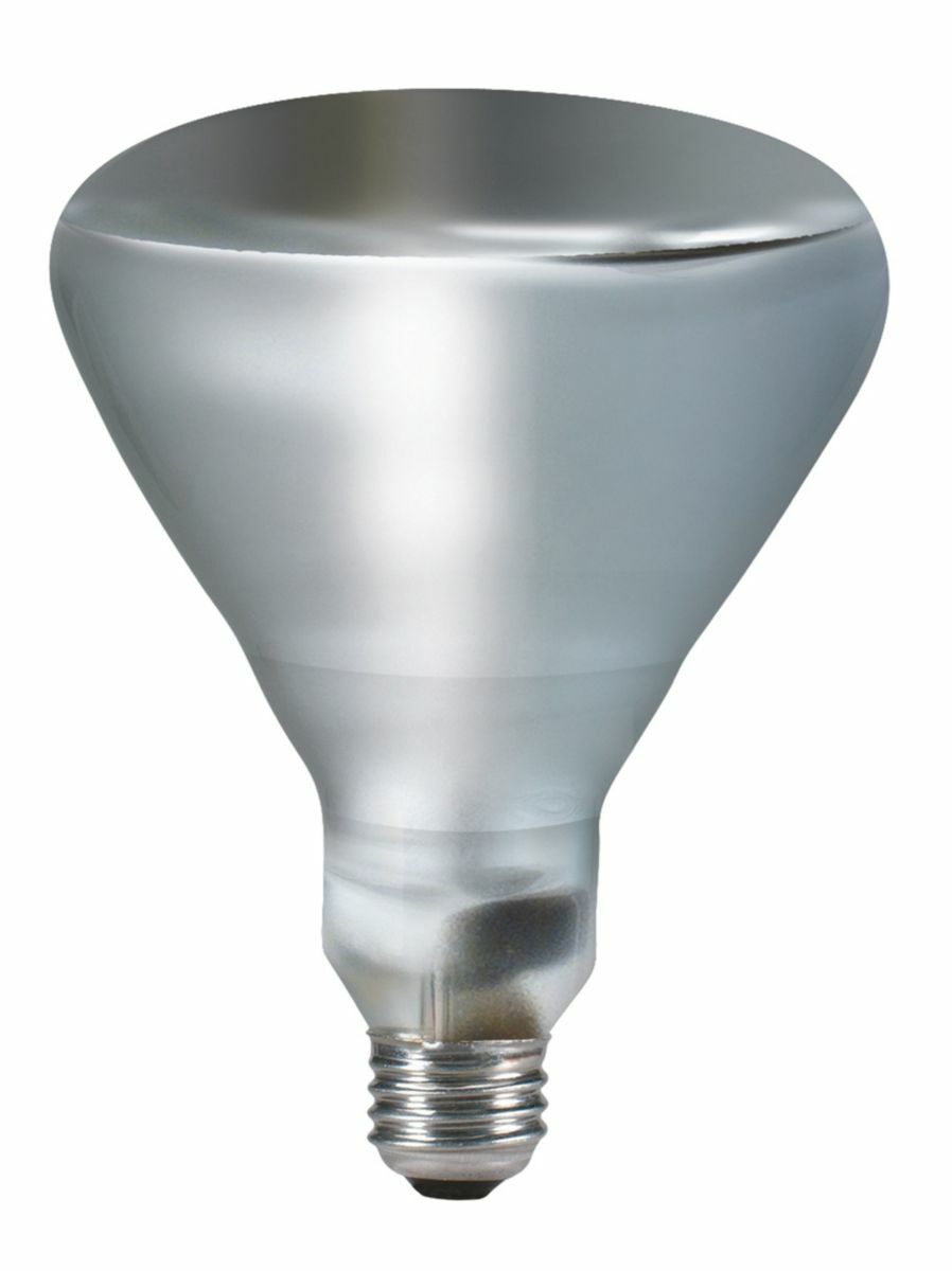 202051 Infrared Incandescent Reflector Lamp, 250 W, E26 Incandescent Lamp, F15 Shape