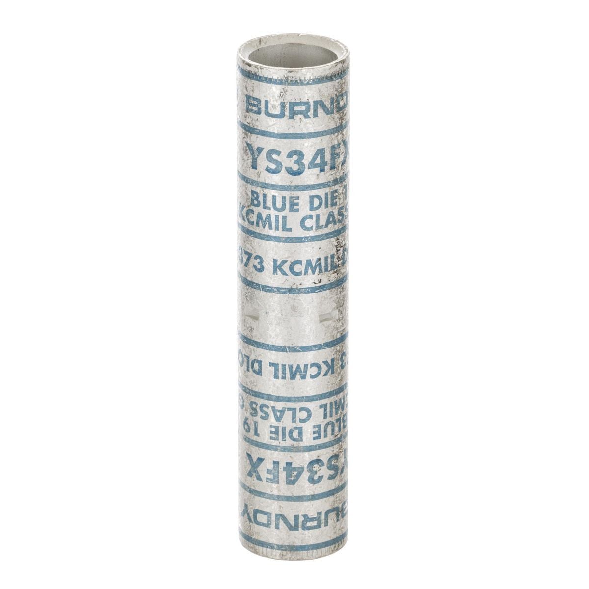 YS34FX Compression Splice, 350 kcmil Conductor Flex Conductor, Die Code: 19, 4.91 in L, Copper