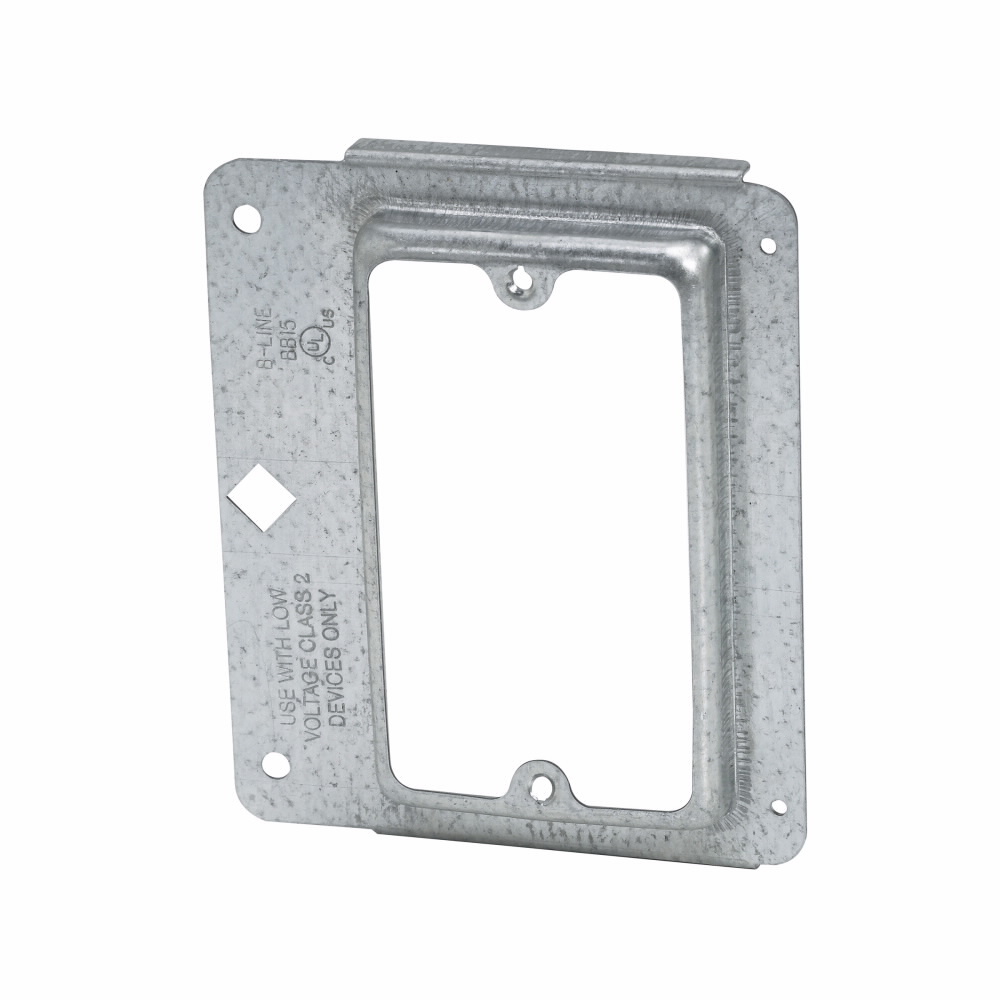 BB15 1-Gang 1-Piece Cover Plate Mounting Bracket, For Use With Low Voltage Outlet, Channel/Stud Mount, Steel