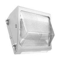 OWG1050MV50WH Corvus Non-Dimmable Wallpack,) LED Lamp, 50 W Fixture, 120 to 277 V AC, Fine Textured Powder Coated Housing