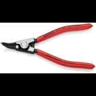 External 45° Angled Snap Ring Pliers-Forged Tips, 5 1/4 in., Plastic coating, 1/32 in. Tips, Bulk