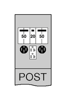 U004CP4031 Midwest GE 1-Head Unmetered Power Pedestal, 120/240 V AC, 100 A, 1 Phase, 6 AWG to 350 kcmil Wire, NEMA 3R Enclosure
