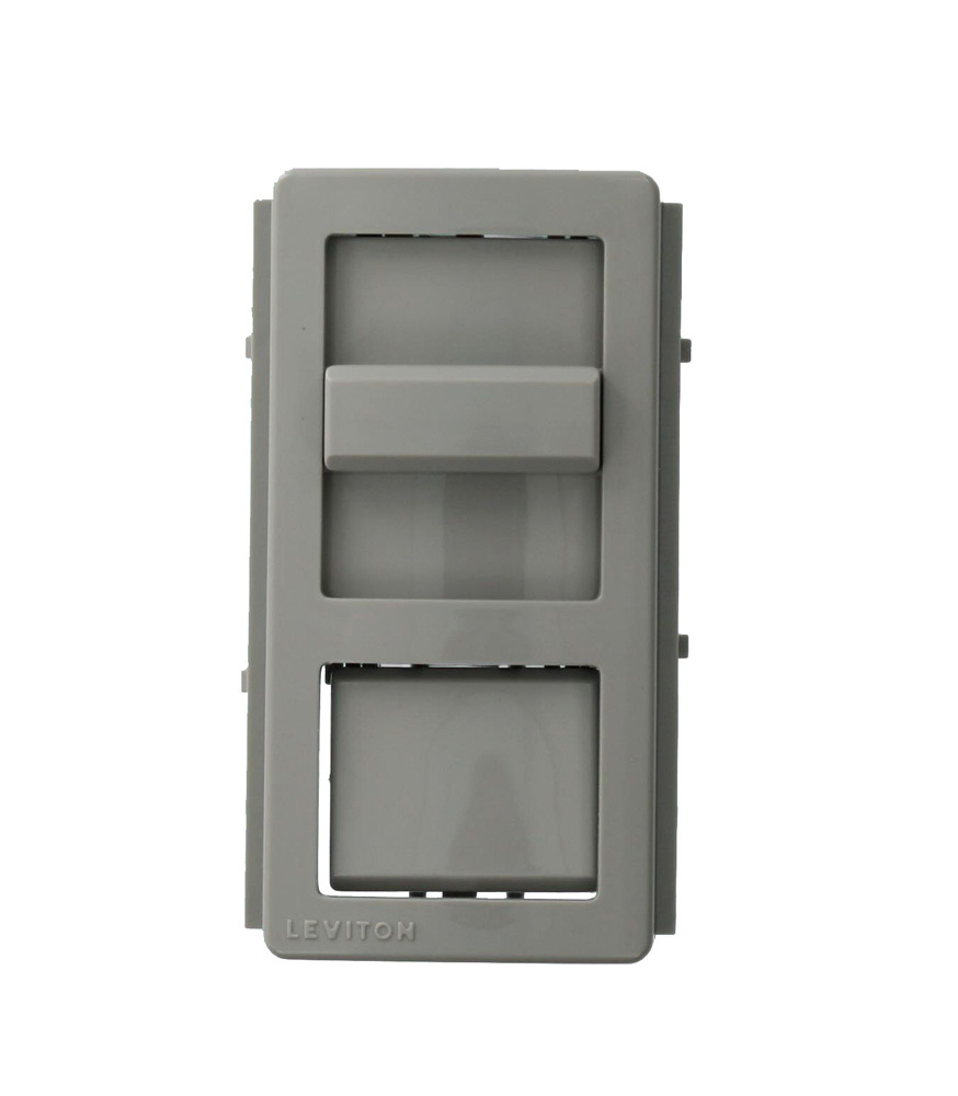 IPKIT-LNG IllumaTech Color Conversion Kit With Slider, Non-Lighted Push Button, For Use With IllumaTech Preset Slide Control Dimmer, Gray
