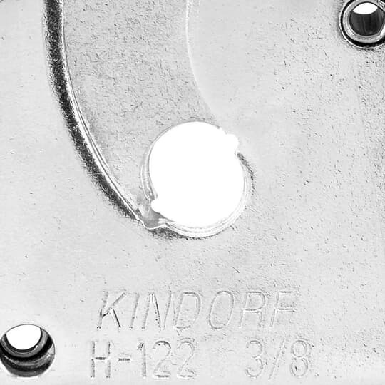 H-122-3/8-EG Kindorf Trapnut Strut Fastener, For Use With Kindorf Channels, 3/8 in Bolt, Steel