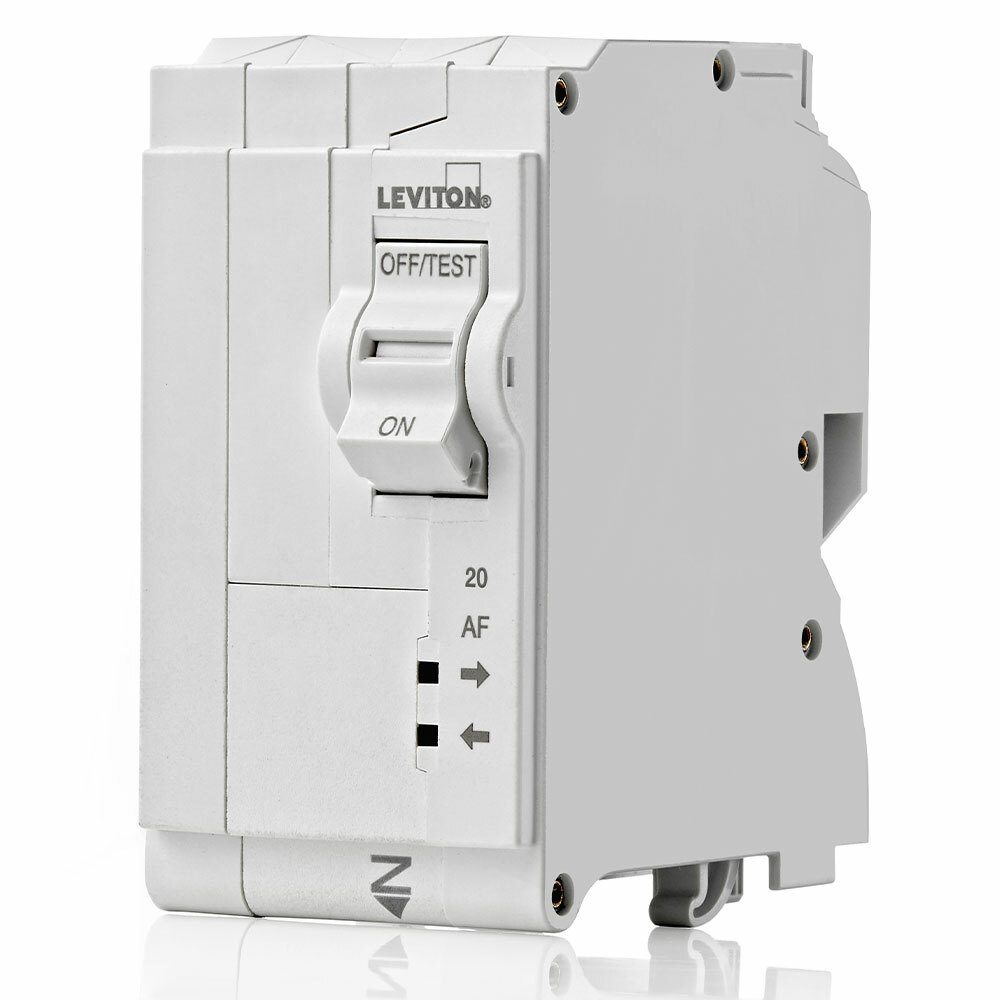 LB220-AF AFCI Branch Circuit Breaker With Instruction Sheet, 120/240 V AC, 20 A, 10 kA Interrupt, 2 Poles, Magnetic Trip