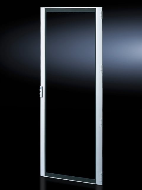 8610825 TS Series Glazed Door With 26 in W x 80 in H Viewing Area, For Use With TS, TS IT, SE8 Series 2200 mm H x 800 mm W Enclosure, Die Cast Zinc/Extruded Aluminum/Glass