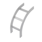 Ladder Rack Curved Kit (cULus Classified) Inside, fits 18.00, White, Steel