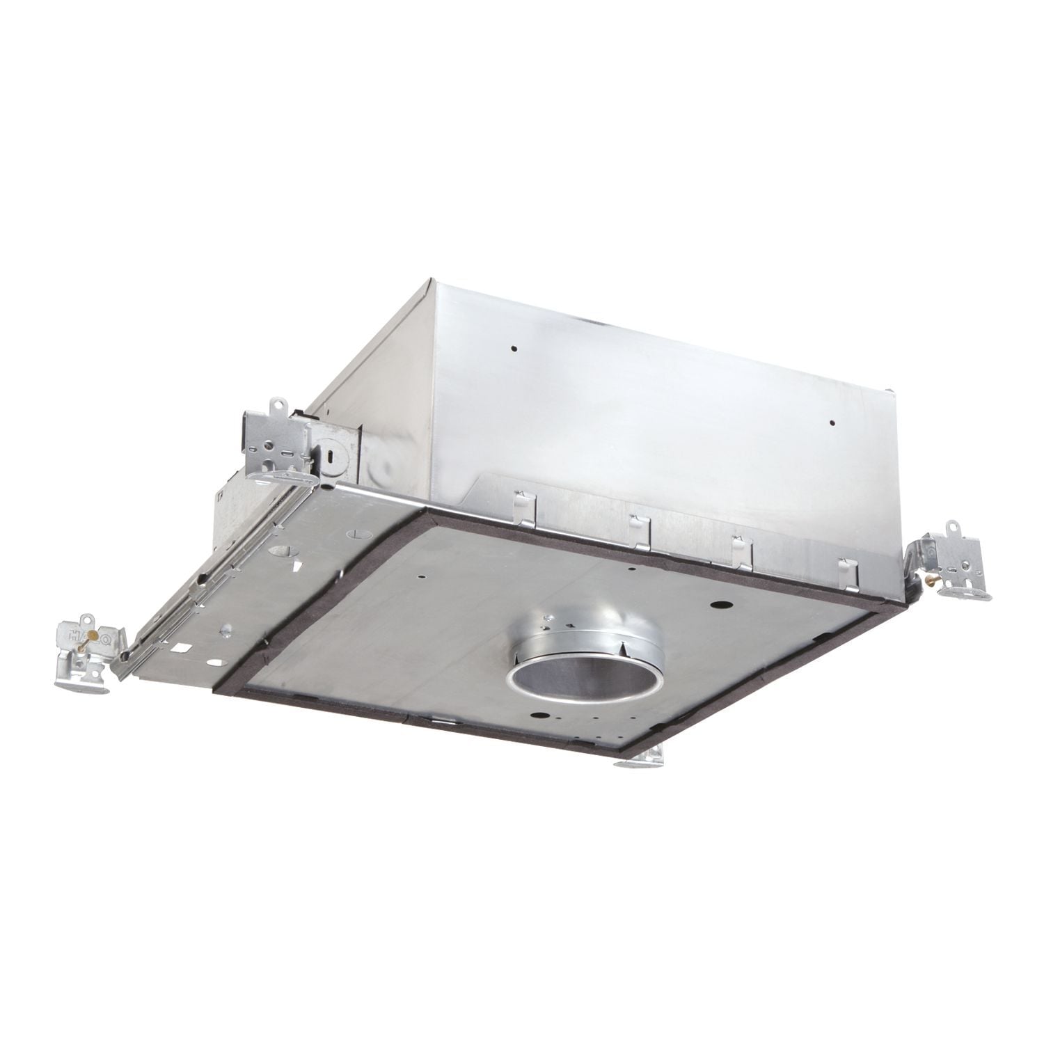 H36ICAT Halo Air-Tite H3 Series New Construction Line Voltage Recessed Lighting Housing, Insulated Insulation, 120 V AC, 3-3/4 in Ceiling Opening, Aluminum Housing
