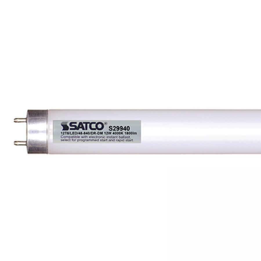 S29940 LED Lamp, 12 W, G13 Lamp, T8 Shape, 1800 Lumens