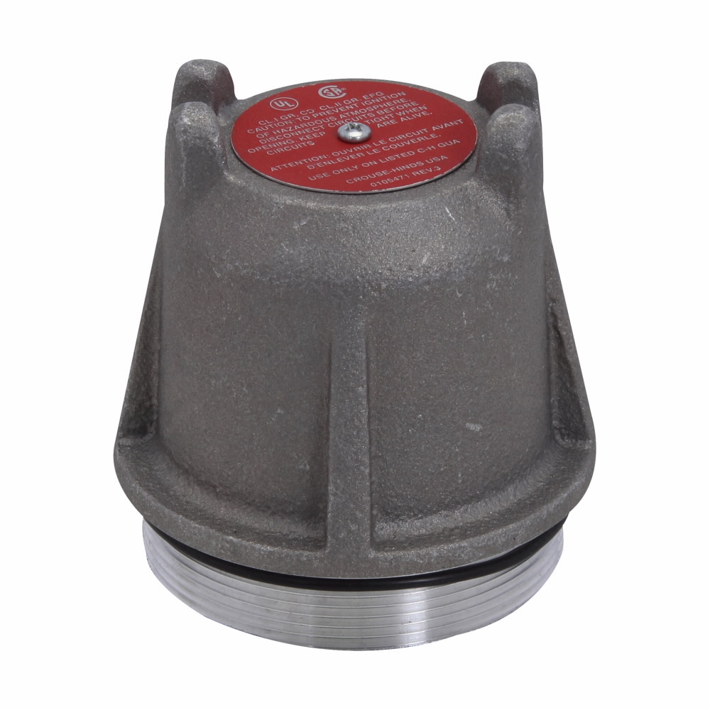 GUA077 Condulet Dome Cover, 3-5/8 in, Copper-Free Aluminum, Natural