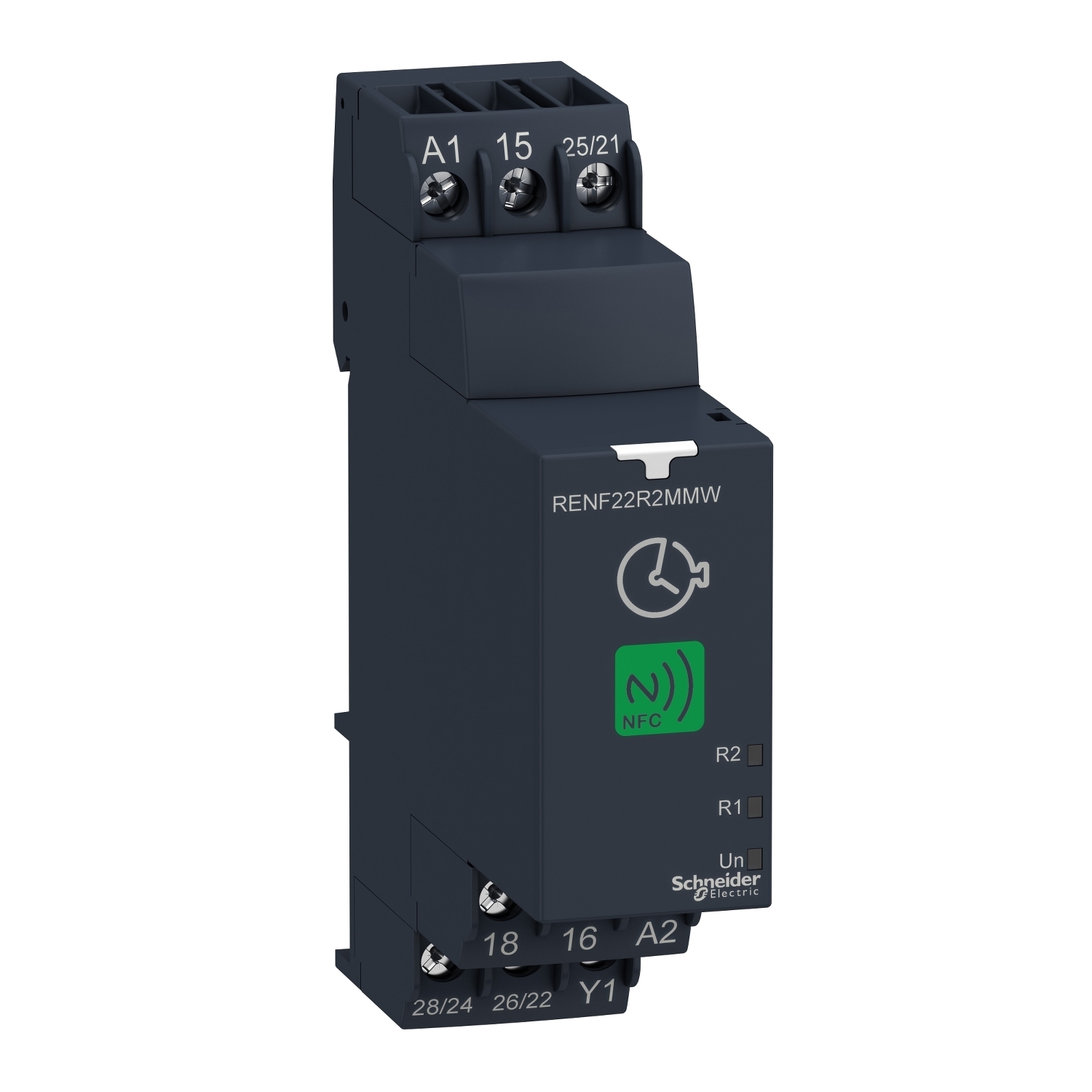 RENF22R2MMW Multi-Function Modular Timing Relay, 0.1 sec to 999 hr Setting, 2CO 2 Form C Contact