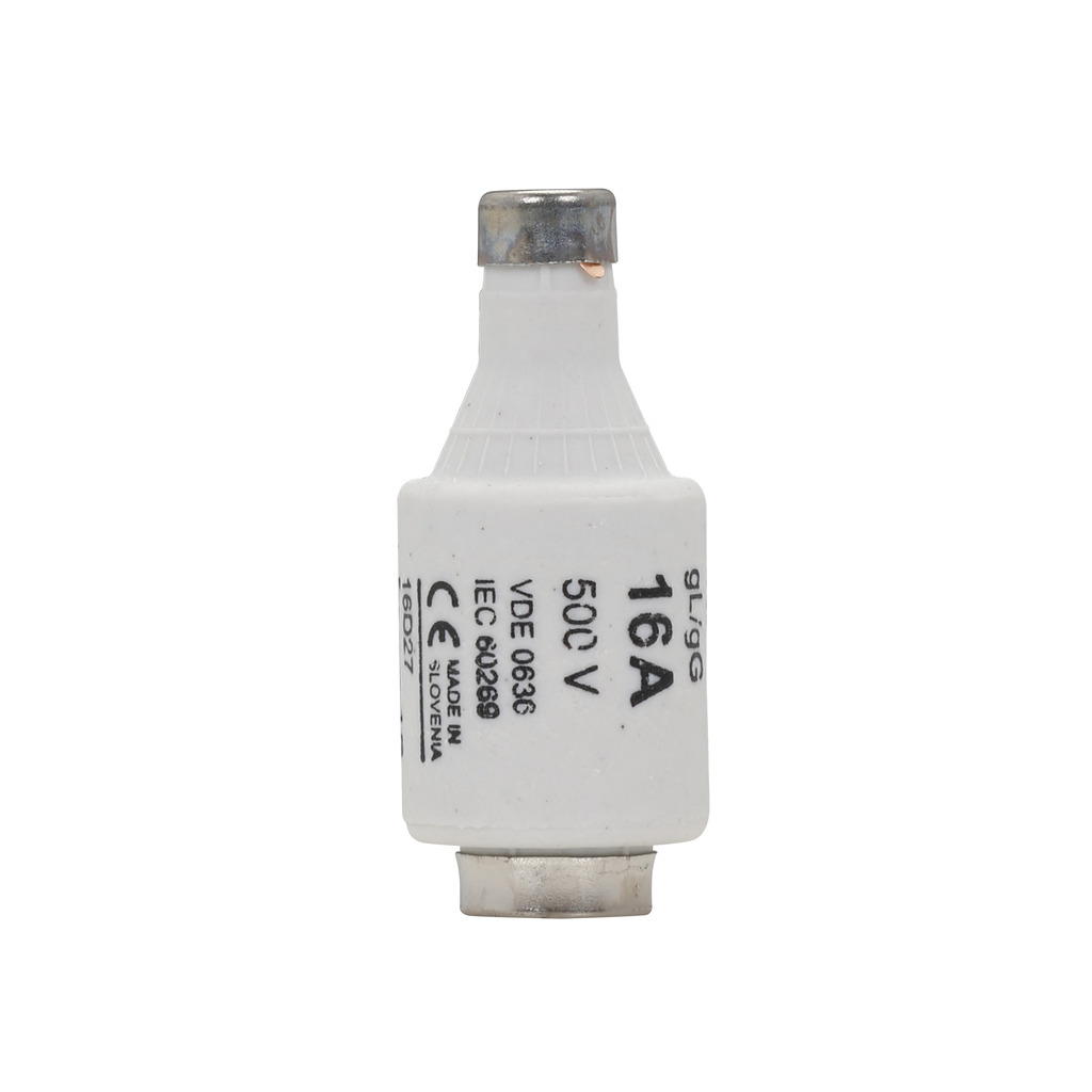 16D27 Type D Low Voltage Time Delay Fuse, 16 A, 500 V AC, 100 kA Interrupt, Class: GL/GG/C, Round Body