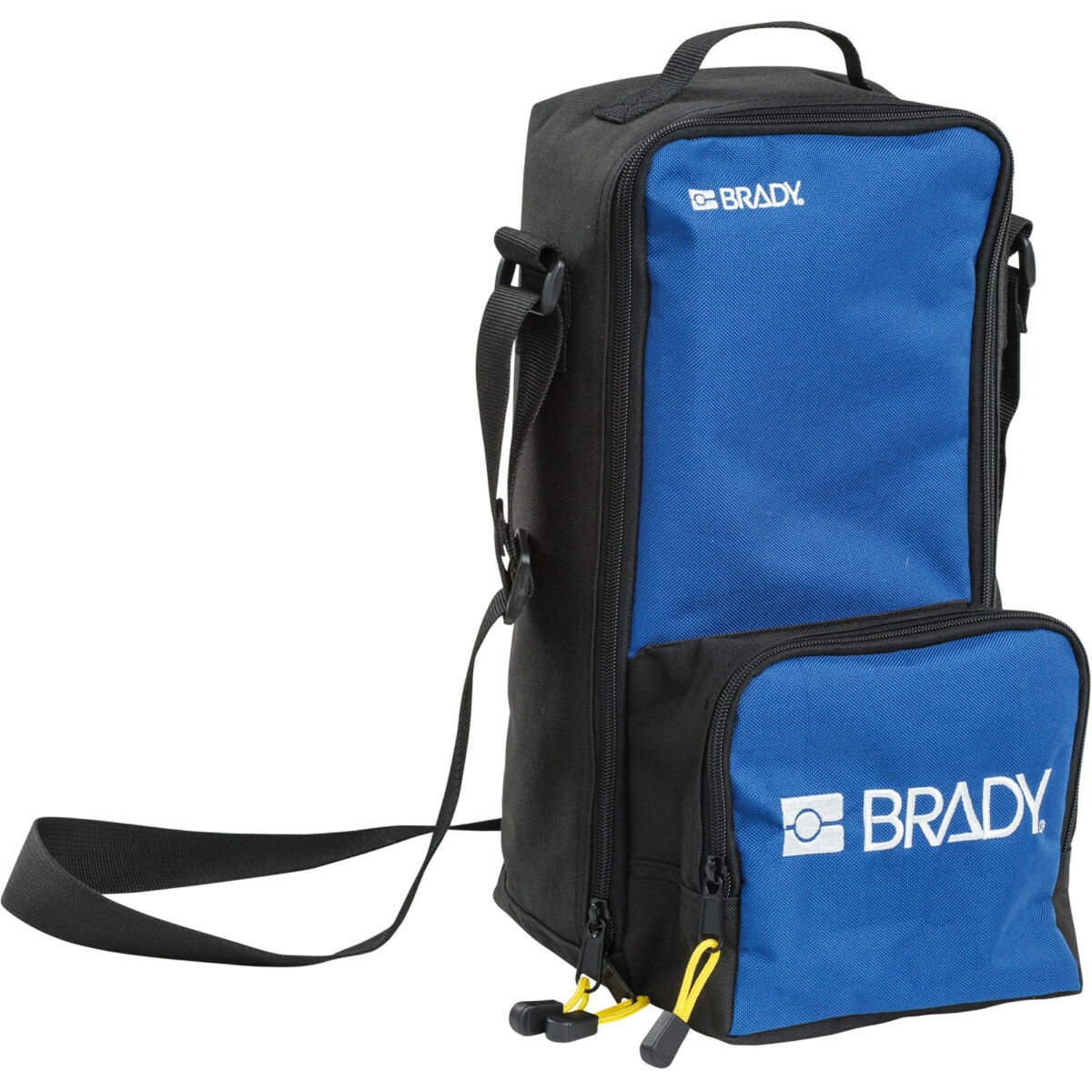 BMP-SC-2 Carrying Portable Printer Soft Case, 15 in H x 8 in W x 6 in D, Polyester, Black/Blue