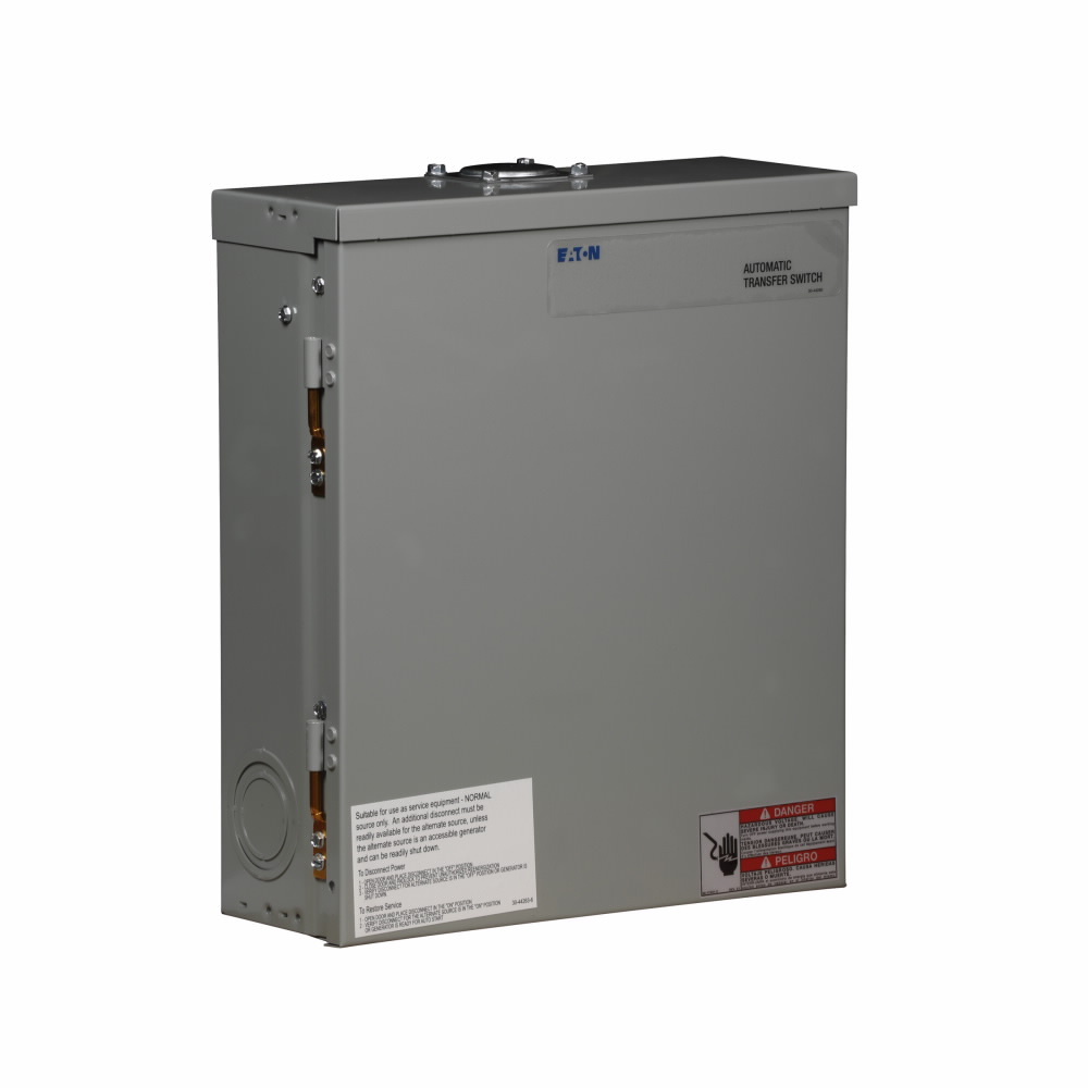 EGSU100NSEACA Automatic Transfer Switch, 120/240 V AC, 100 A, 9/11/16 kW Power Rating, 1 Phases, NEMA 3R Enclosure