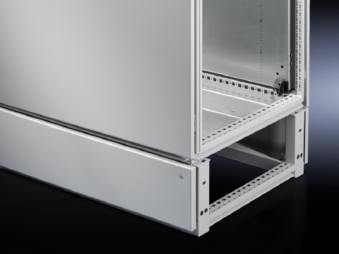 8600665 TS Series Cable Chamber, For Use With TS 8, SE 8 Series Enclosure, Sheet Steel, Light Gray