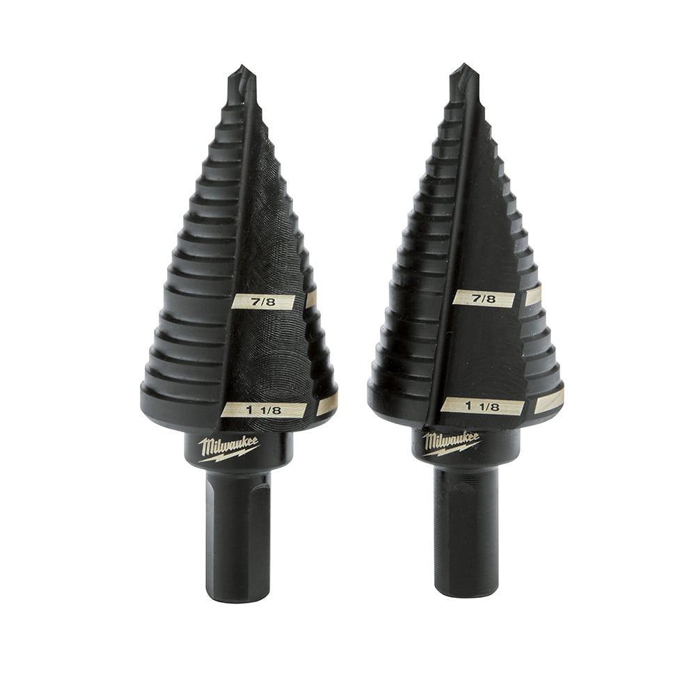 48-89-9239 Step Drill Bit Set, #9 Max Drill Bit, 2 Pieces, Black Oxide