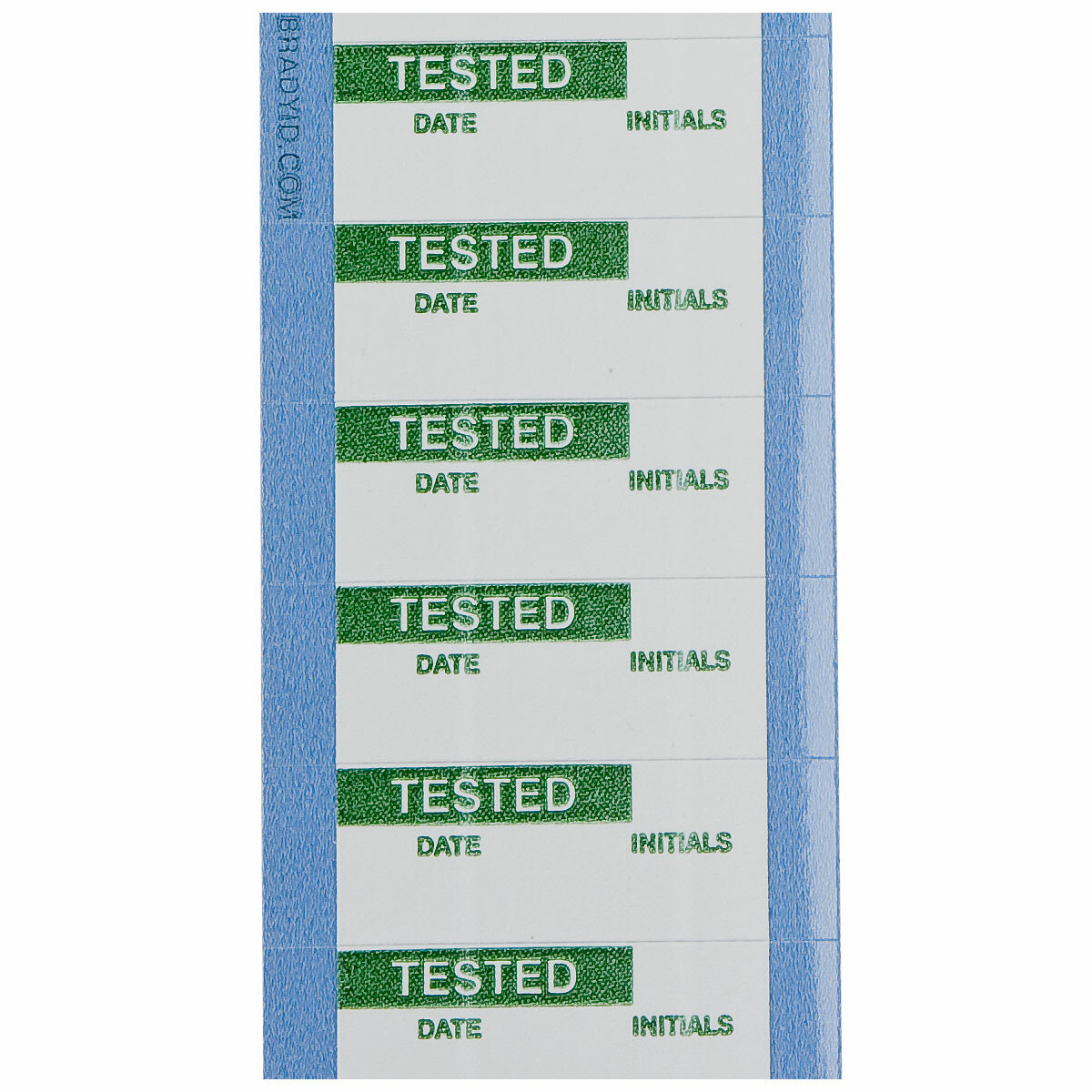WOAF-38-PK Quality Control Label, B-184 Aluminum