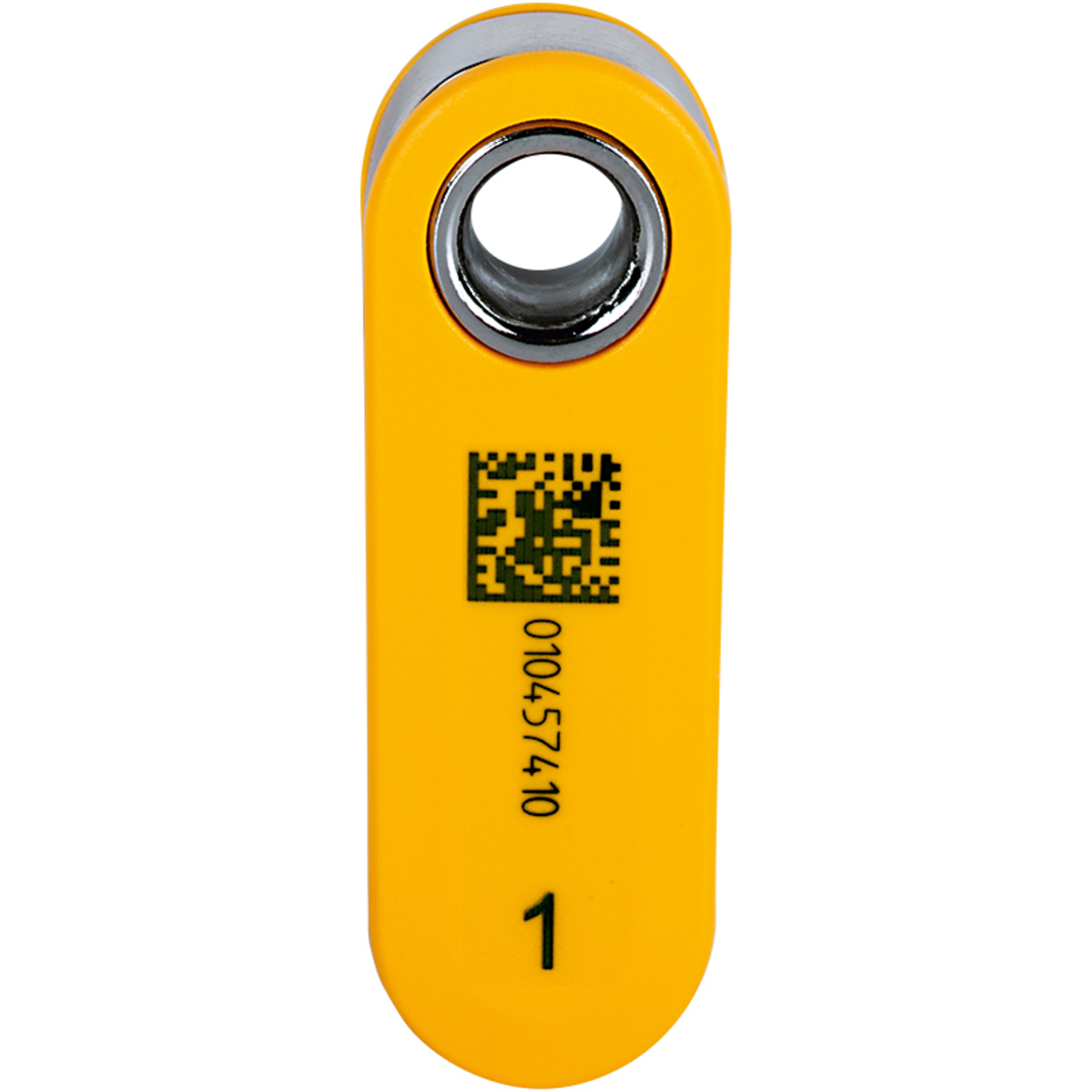 Transponder Key for Authentication System PITreader, Authorization for Operating Mode 1, Yellow, Plastic