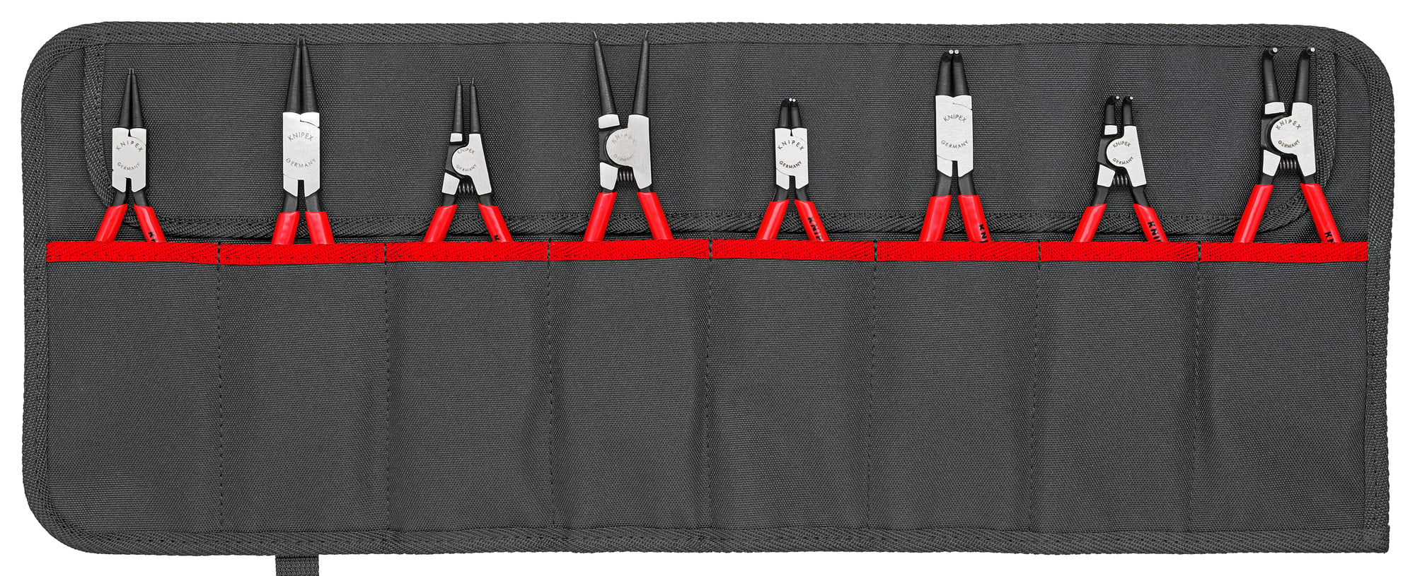 00 19 58 V01 Pliers Set, Circlip, 8 Pieces