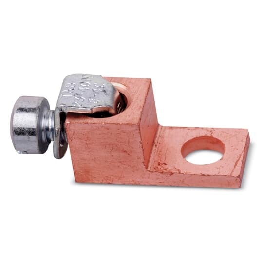 31009UAL Blackburn Locktite Upright Lug, 1 to 2/0 AWG, 3/8 in Stud, 1 Bolt Holes, Copper