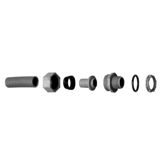 LT43H Carlon Straight Conduit Connector, 1-1/2 in Trade, PVC