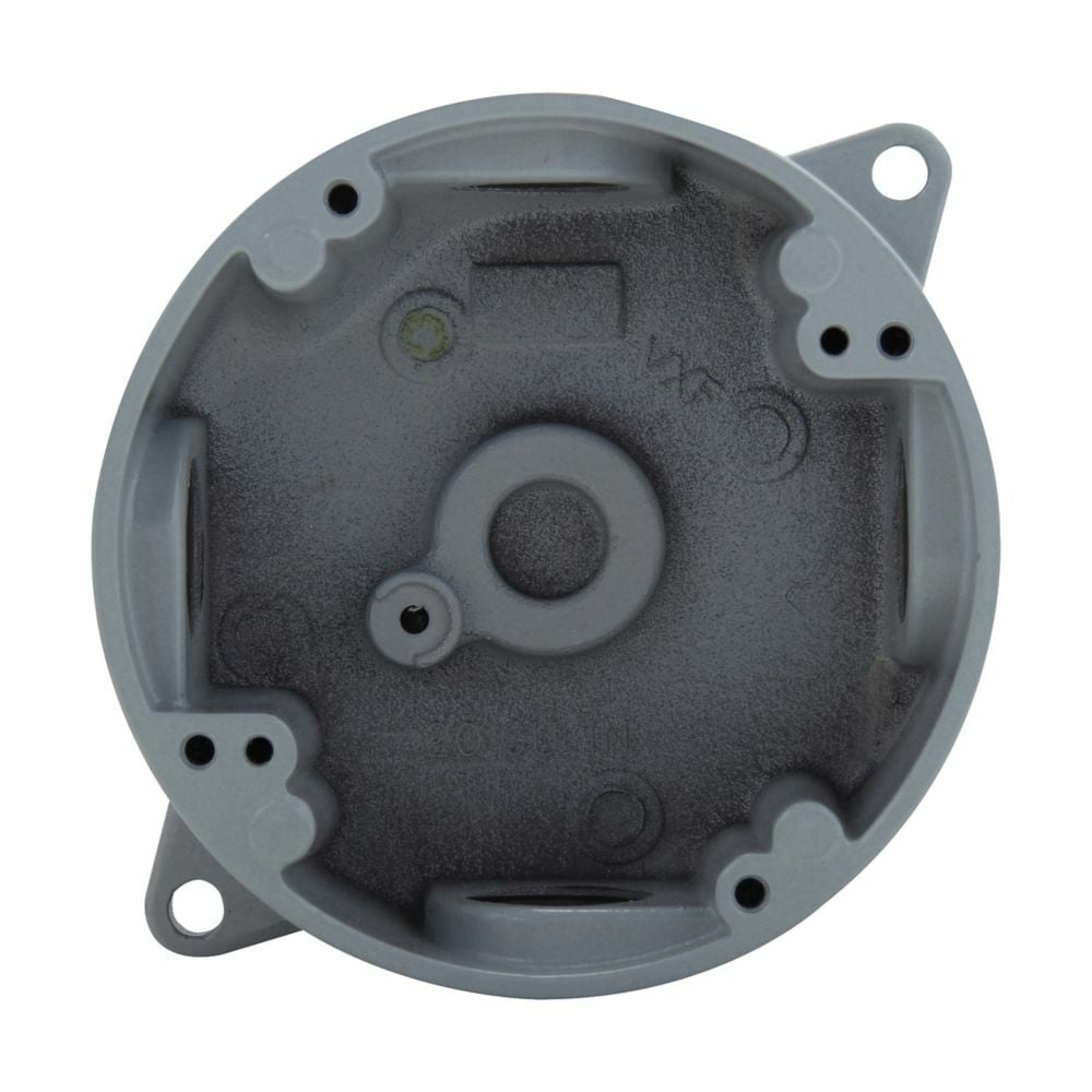VXF10 Tapped Junction Box, 1/2 in Hub, 4 in Dia Cover Opening, Copper-Free Aluminum, Epoxy Enamel Painted