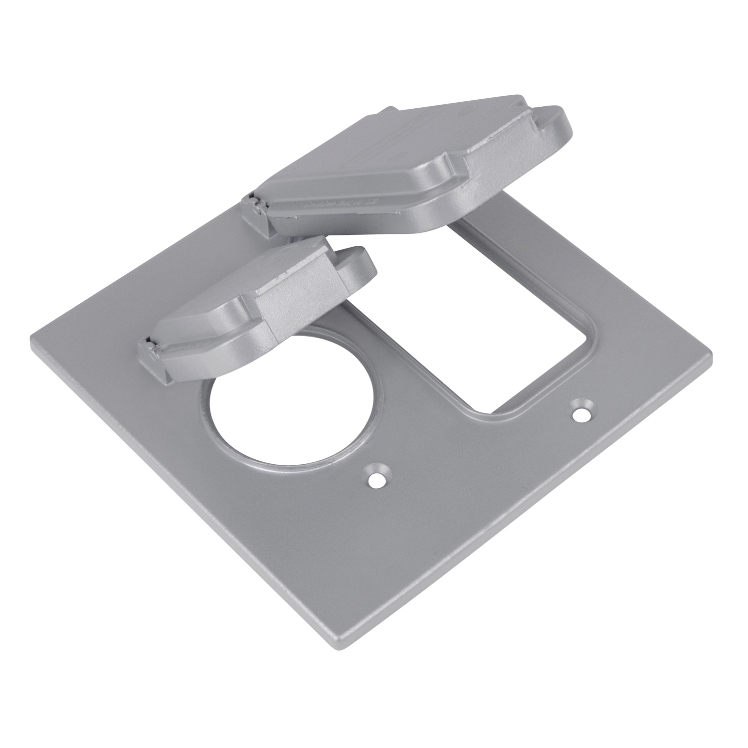 2CCSG Red Dot Dry-Tite Weatherproof Receptacle Cover, Die Cast Aluminum