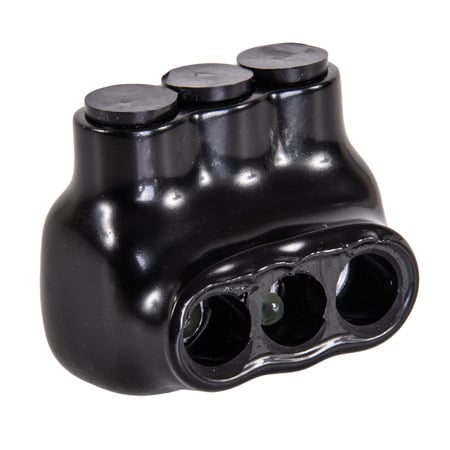 IPL4-3 Polaris IPL Single Sided Entry Insulated Multi-Tap Connector, 14 to 4 AWG Aluminum/Copper Conductor, Plastisol