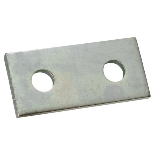 AB-206EG Superstrut 200 Splice Flat Plate Fitting, (2) Holes, 3-1/2 in L x 1-5/8 in W x 1/4 in THK, Steel