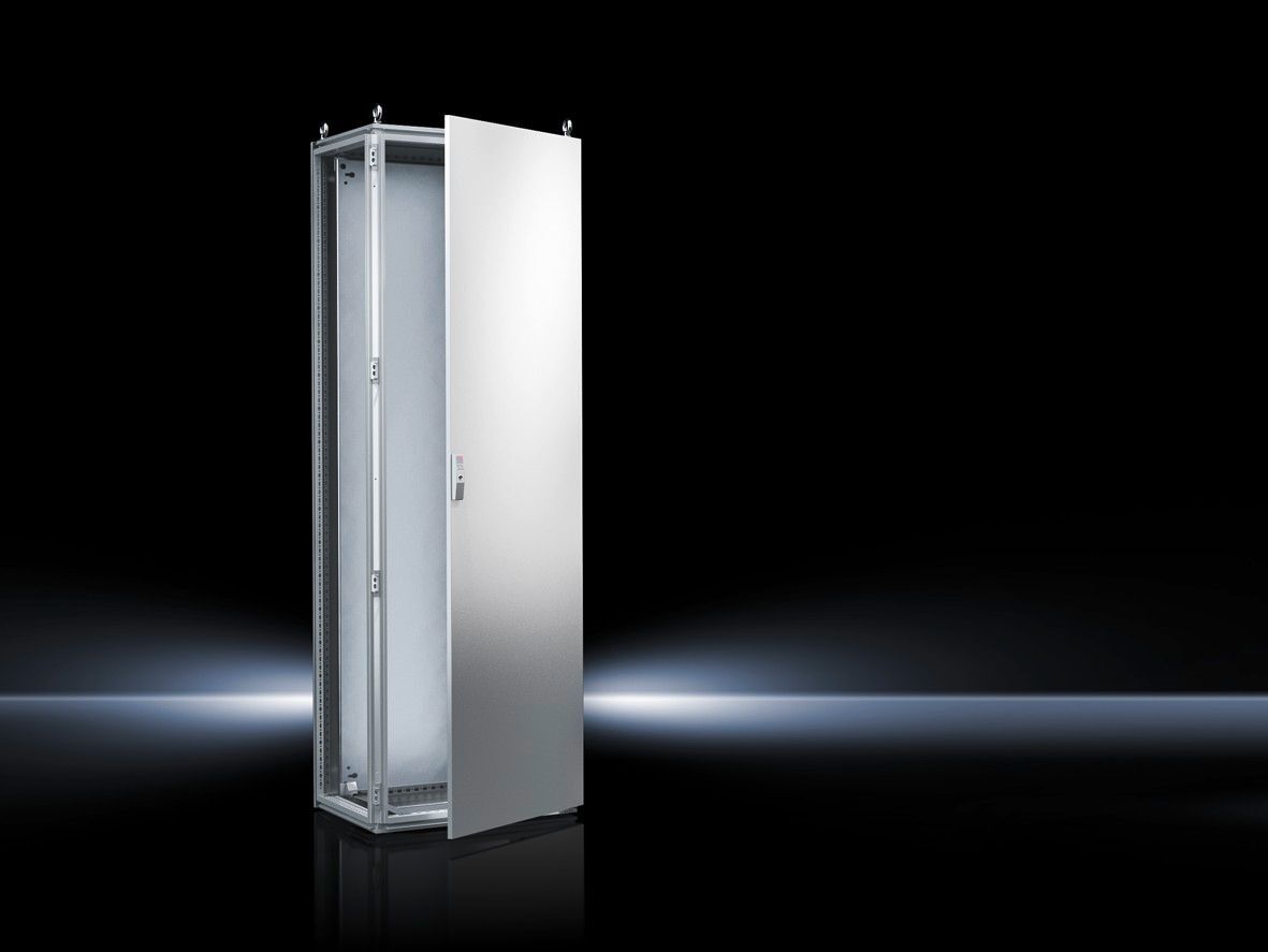 8606500 TS 8 1-Door Compact Enclosure, 24 in W x 24 in D x 79 in H, NEMA 12/IP55, Sheet Steel