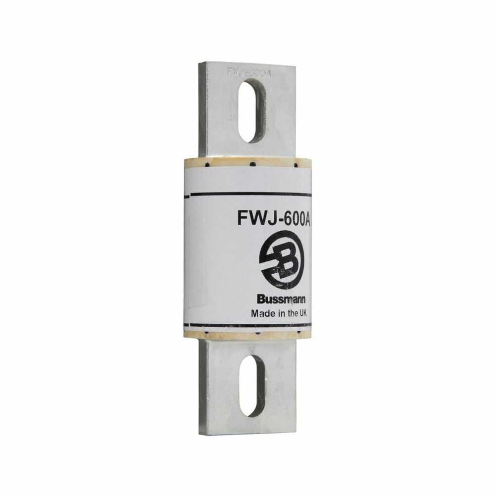 FWJ-600A Fast Acting Semi-Conductor High Speed Fuse, 600 A, 1 kV AC, 100 kA Interrupt, Cylindrical Body