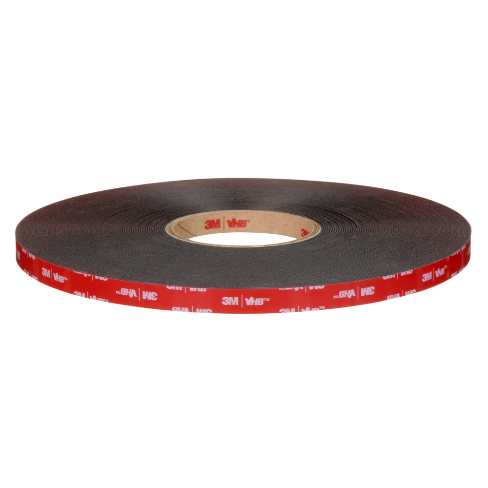 7000028997 VHB 5952 Tape, 36 yd L 0.75 in W, 45 mil THK, Modified Acrylic Adhesive, Black