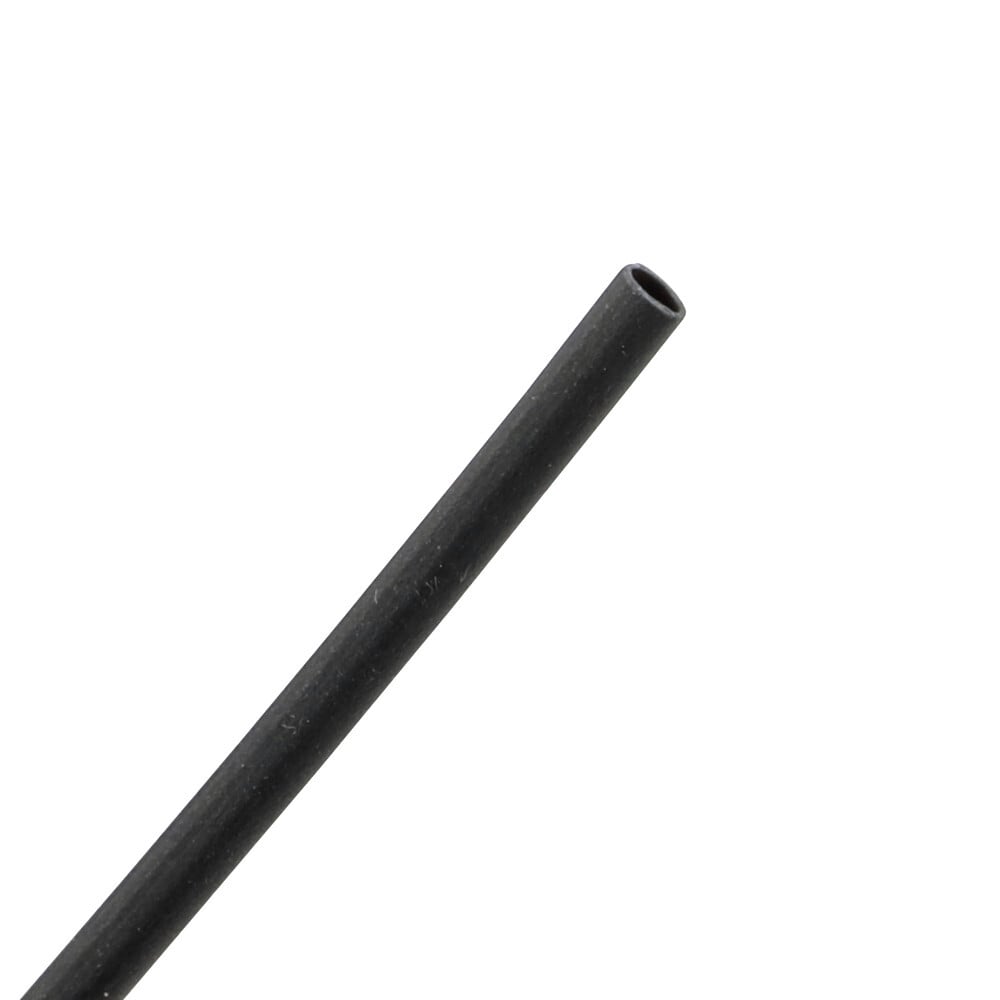 7100029960 FP-301 Thin Wall Heat Shrink Tube, 1/16 in ID Expanded, 0.031 in ID Recovered, 0.017 in THK Wall Recovered, 1000 ft L, Flexible Polyolefin, Black